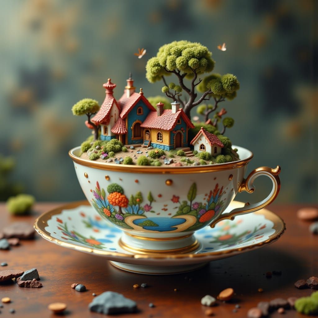 village in a teacup<lora:ThingsInGlassCups:1.0> 