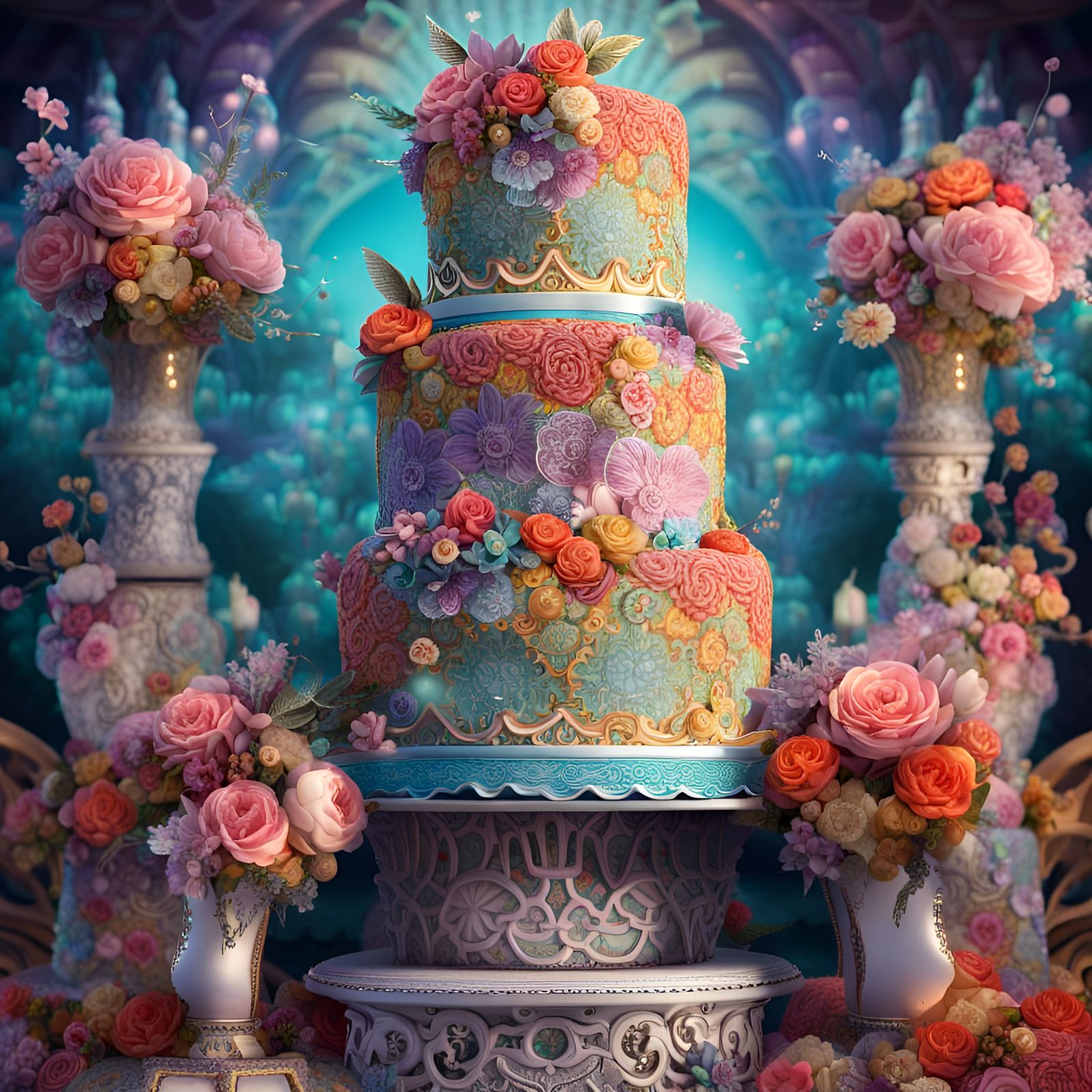 Wedding Cake  by @Zardoz