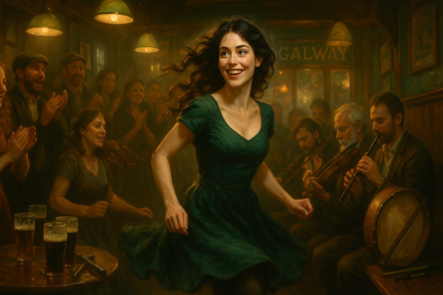 #songs2prompts - No. 7 inspired by Ed Sheeran’s "Galway Girl...