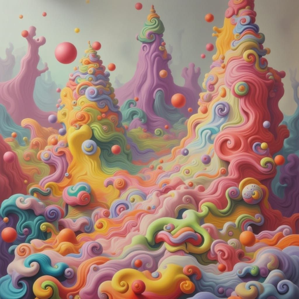 <lora:Surreal Swirls:1.0>