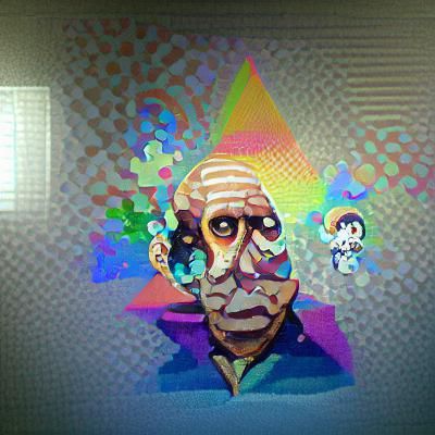 pixel art Picasso psychedelic - AI Generated Artwork - NightCafe Creator