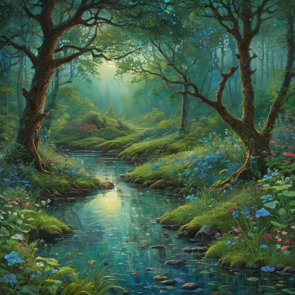 Wet landscape  by @Castorix