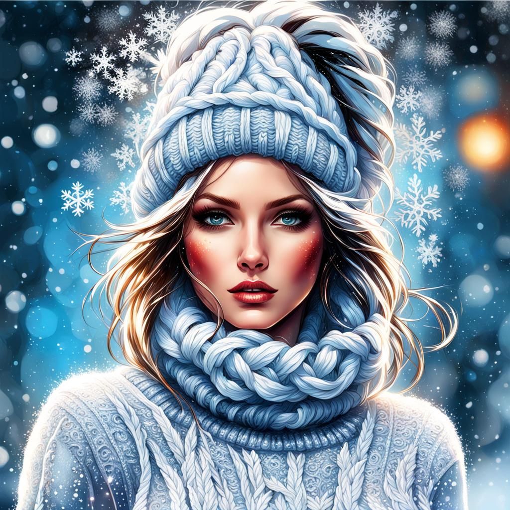 Pretty in blue  by @Vonne