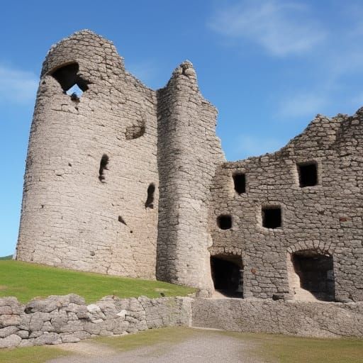 Ruins of a medieval castle