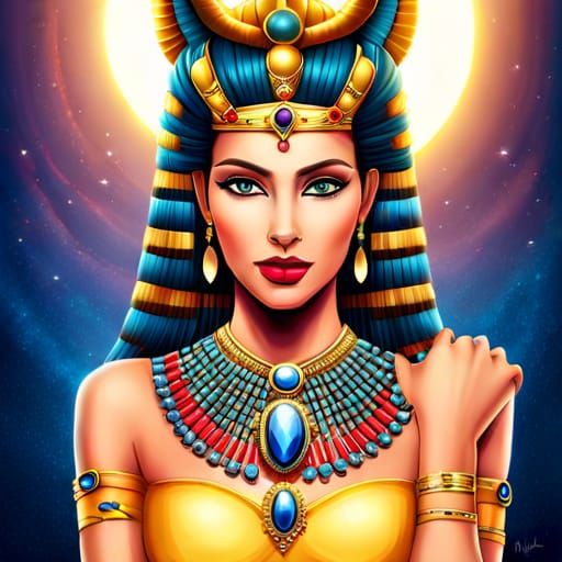 Egyptian goddess - AI Generated Artwork - NightCafe Creator