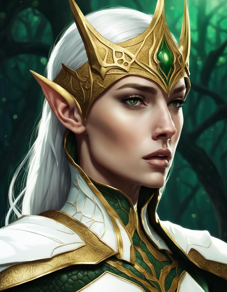 Elven Queen - Ai Generated Artwork - Nightcafe Creator