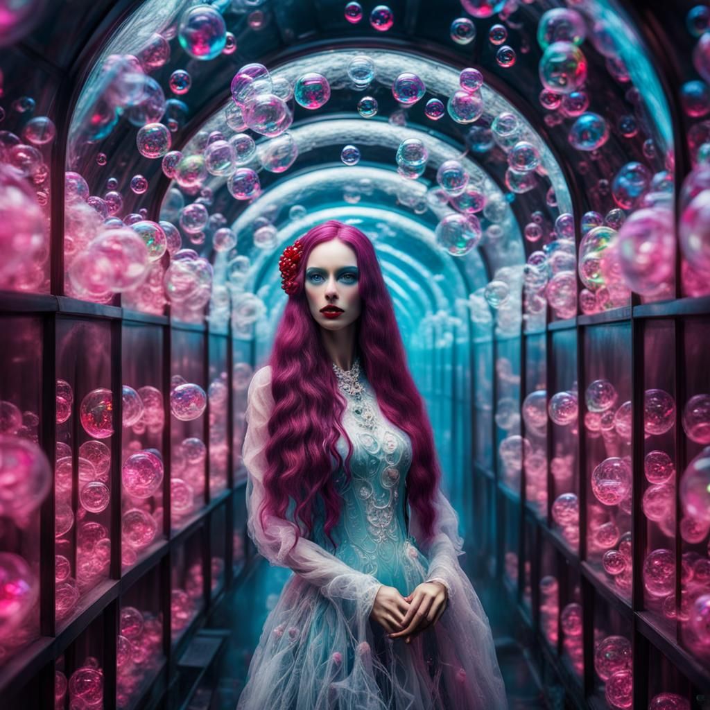 Bubbles paradise ) AI Generated Artwork NightCafe Creator