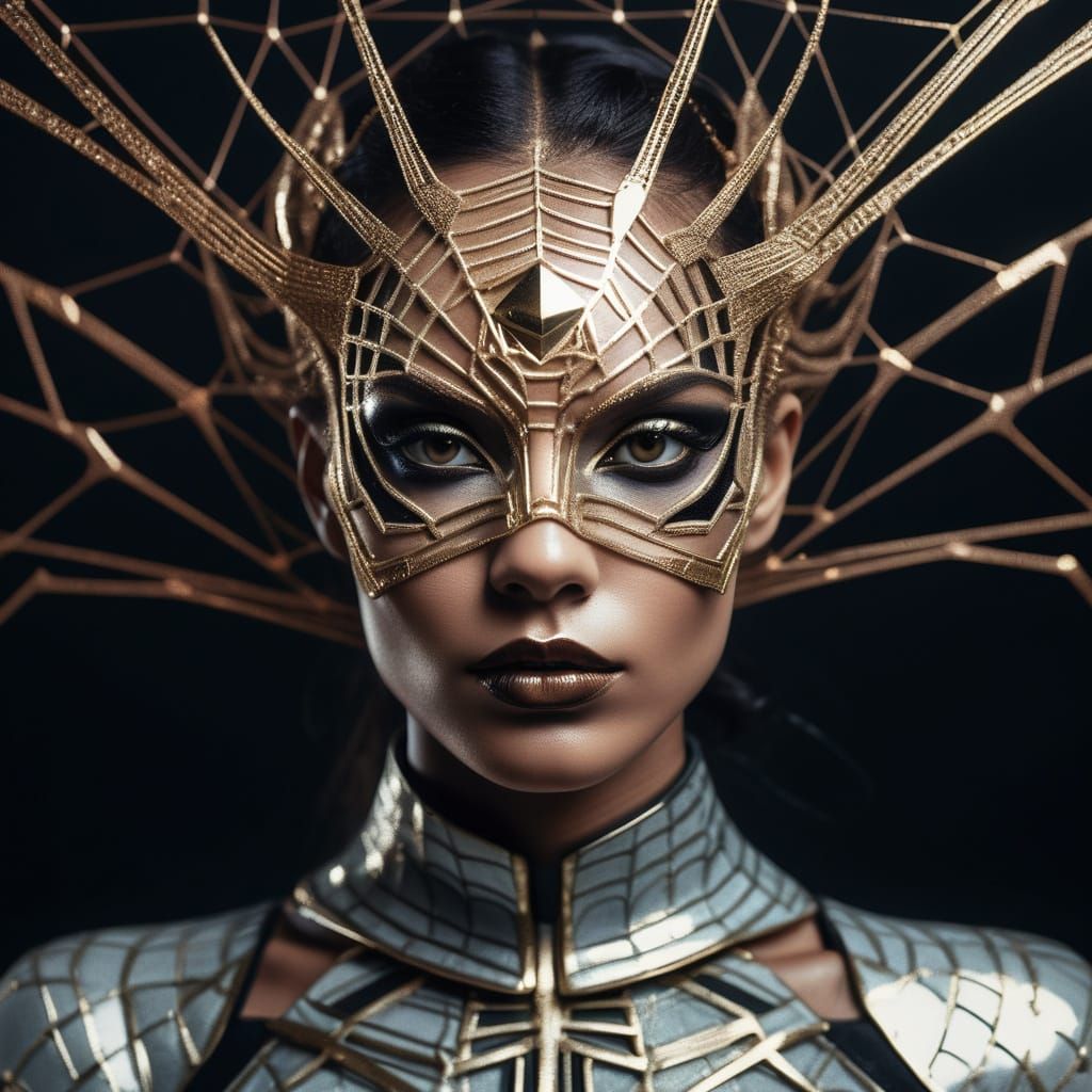 Ultra-Realistic Macro Portrait Photography in Copp... - AI Art