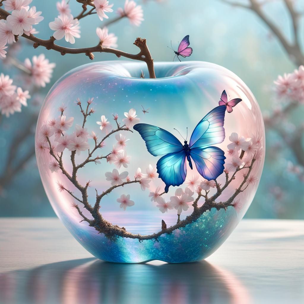 crystal apple   by @artistrycreations_