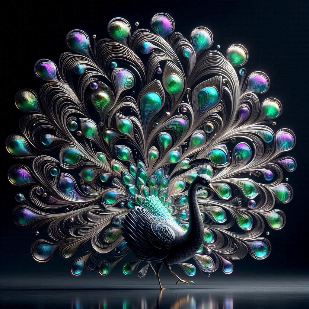 Artistic peacock 7