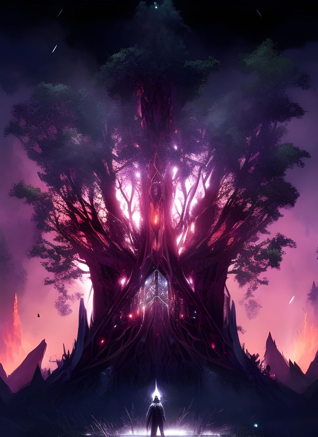 organic, arboreal starship  by @cacobot