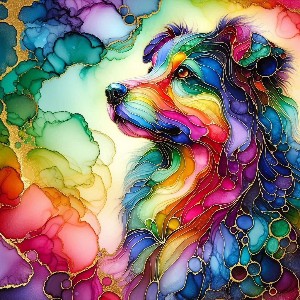 Colorful Dog
