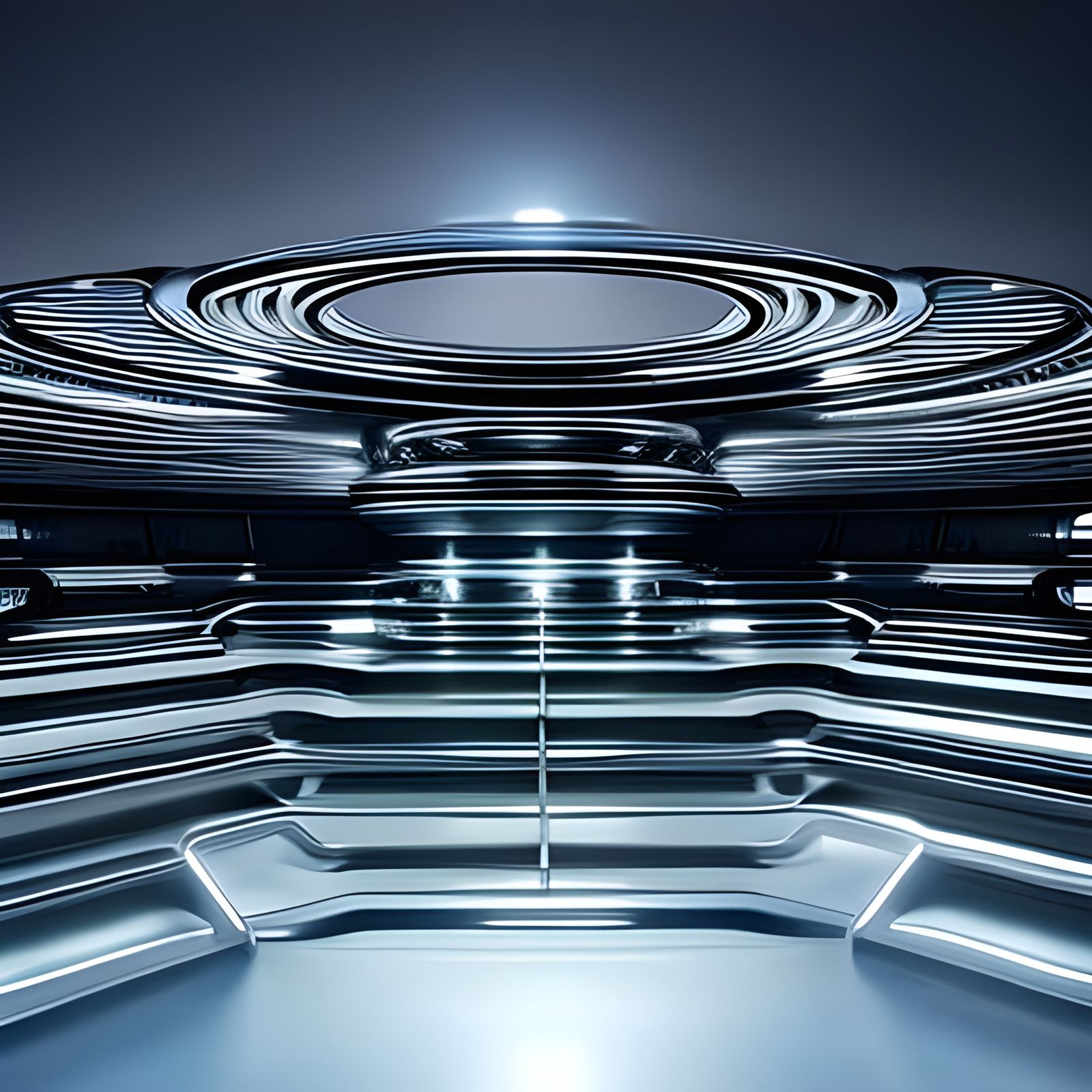 Magnificent unknown luminescent architecture
