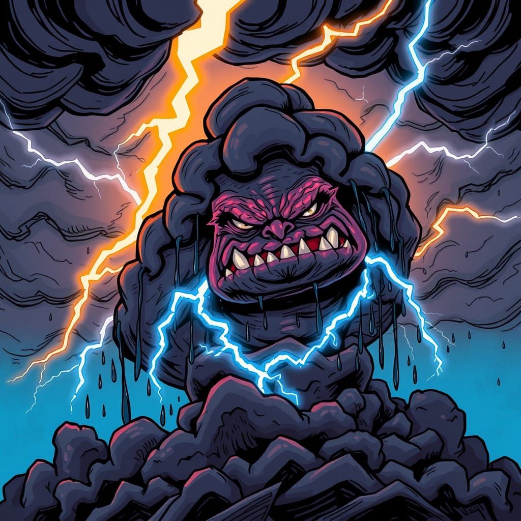 A grumpy thunderstorm 