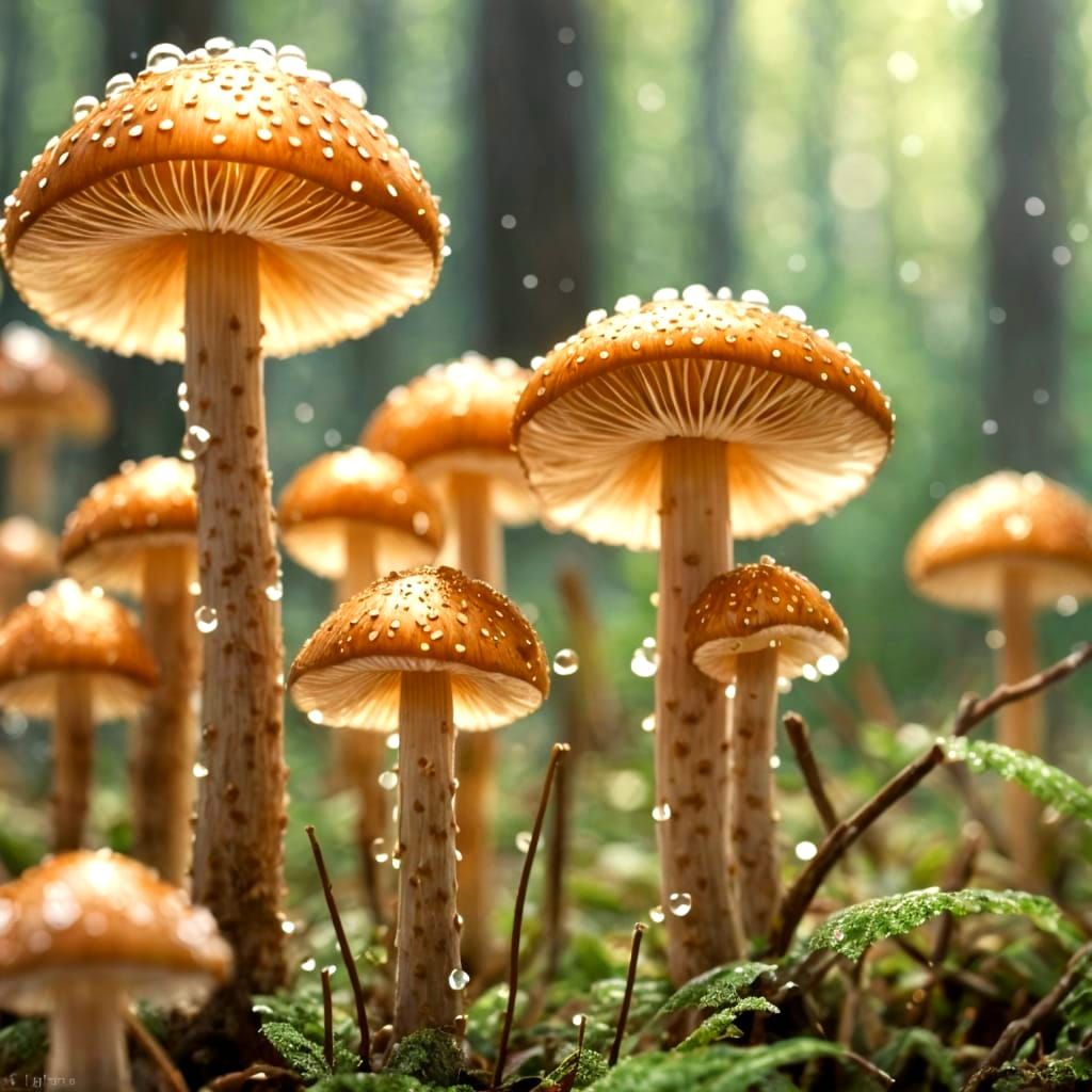 A bunch of mushrooms 4  by @h7sus2