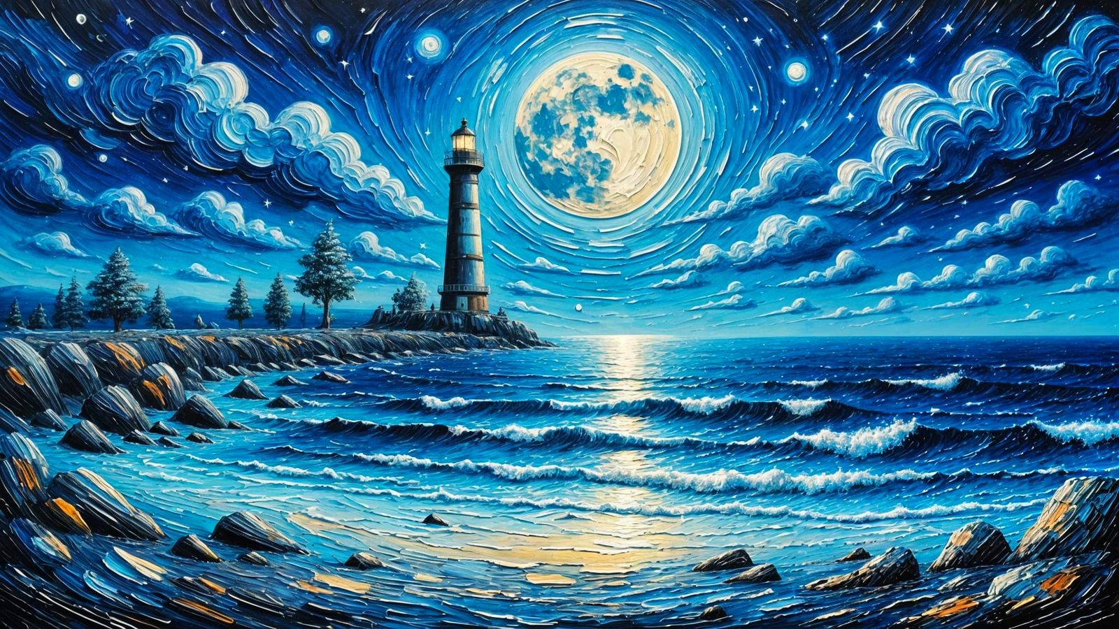 <lora:Palette Knife:1.0> <lora:ImpastoRama:1.0> <lora:TexturedFlux:1.0> A painting of a A gamma-ray style ...  by @Dantonio