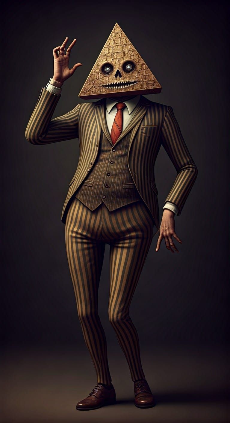 Surreal Disco Dancer in Hyper-Stylised Realism