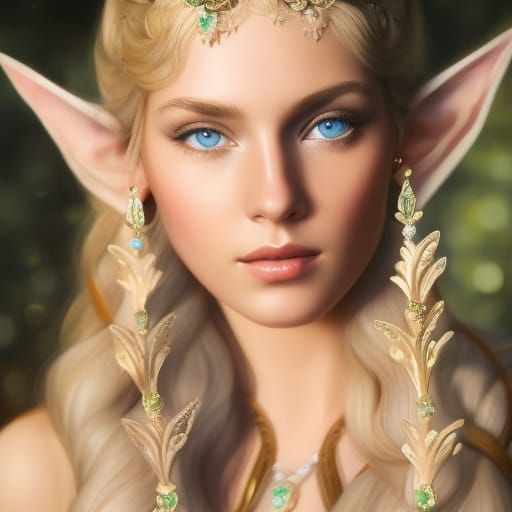 Elf Girl - Ai Generated Artwork - Nightcafe Creator