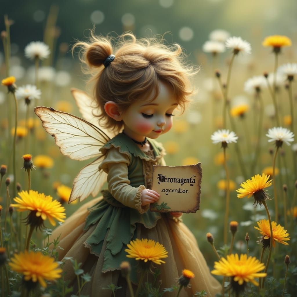 The messenger among the flowers 10