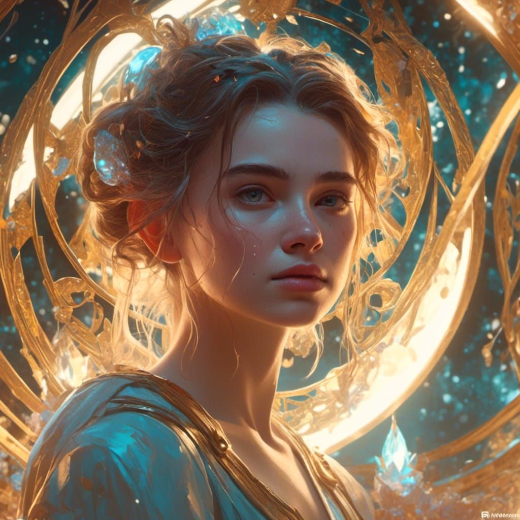 <lora:eye:1.0> listening pretty Friend young woman  Natasha