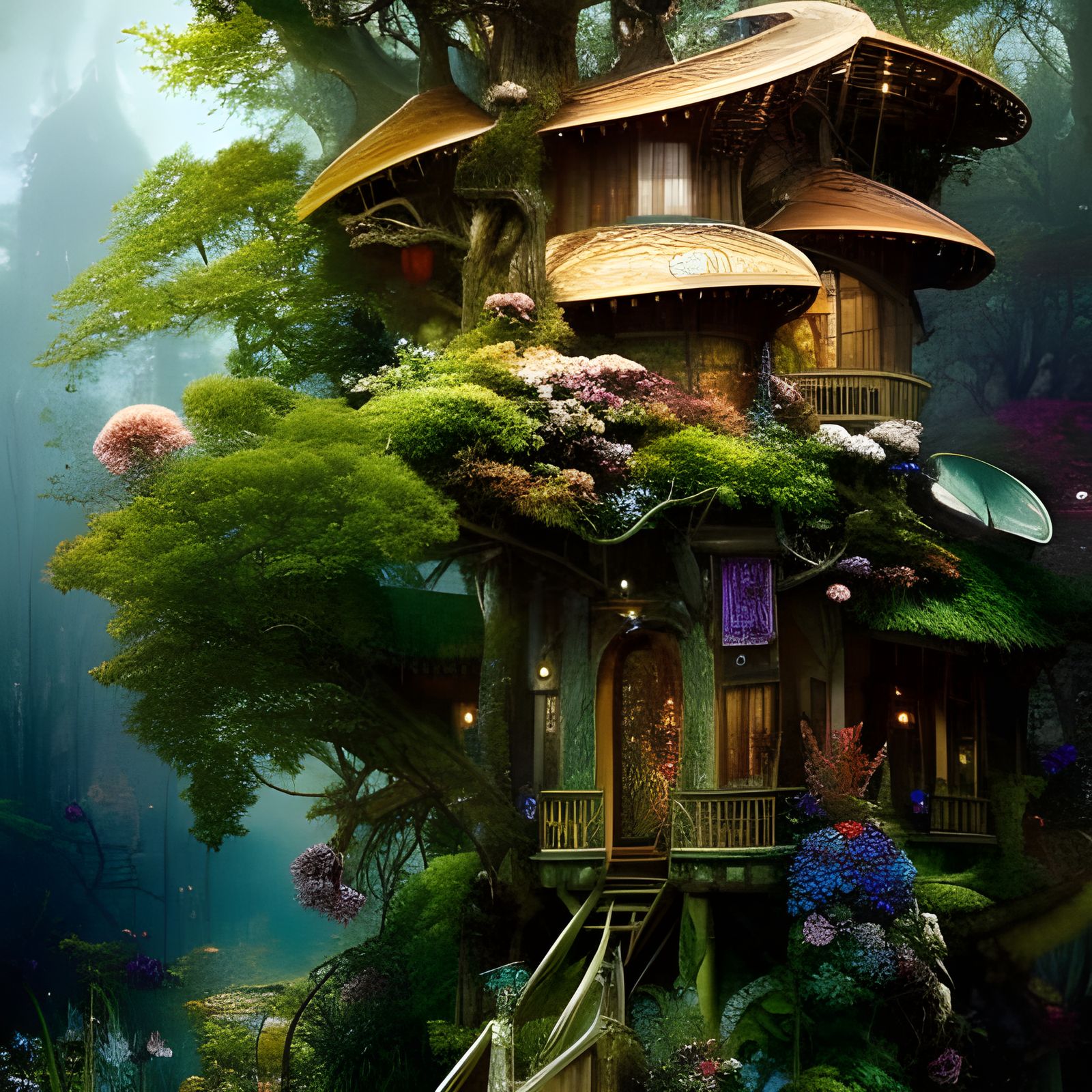 Woodland Eco Home  by @blake delta (BD)