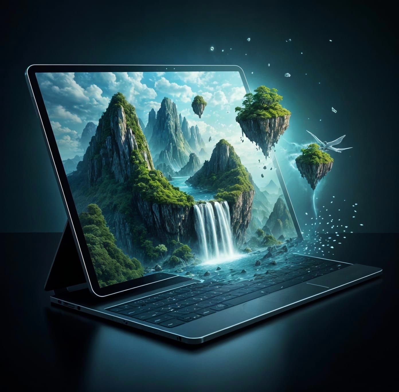 Digital Worlds   by @Floe Joe 