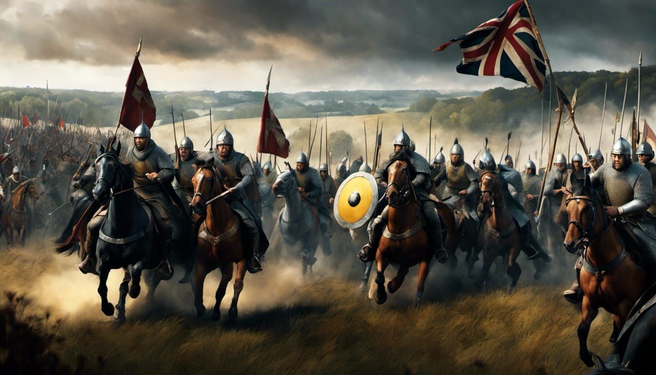 The Battle of Hastings 1066, 14 Oct 9am, Senlac Hill, Battle UK 