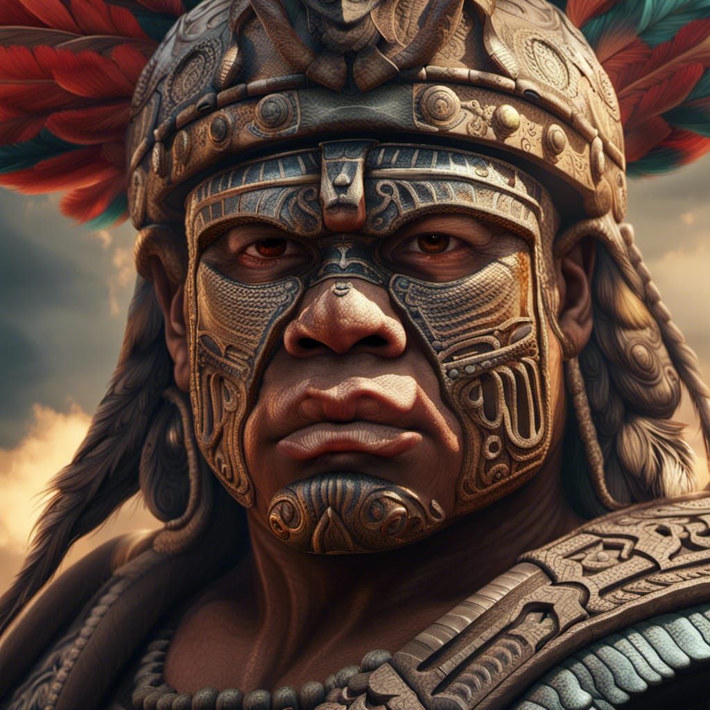 Olmec Warrior - AI Generated Artwork - NightCafe Creator