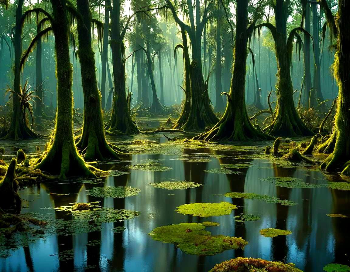 The swamp  by @MakeYourWish