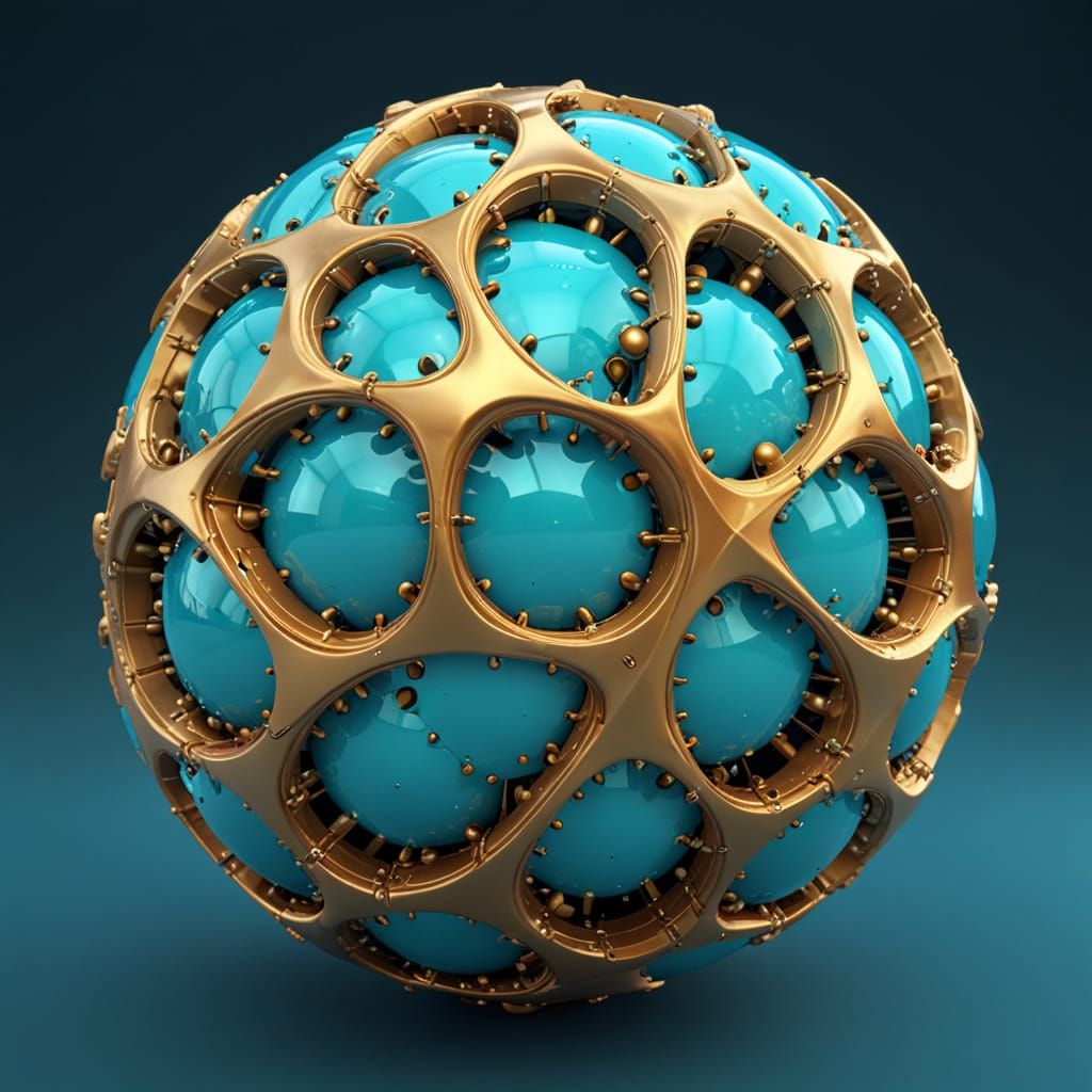 A bird cage following the exact math: central bulbous core with exact power-16.78544587 triplex iteration z_{k+1} = (r^n * ln(sinh(r + ε sin...