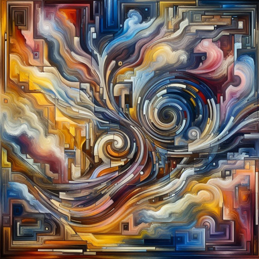 abstract AI Generated Artwork NightCafe Creator