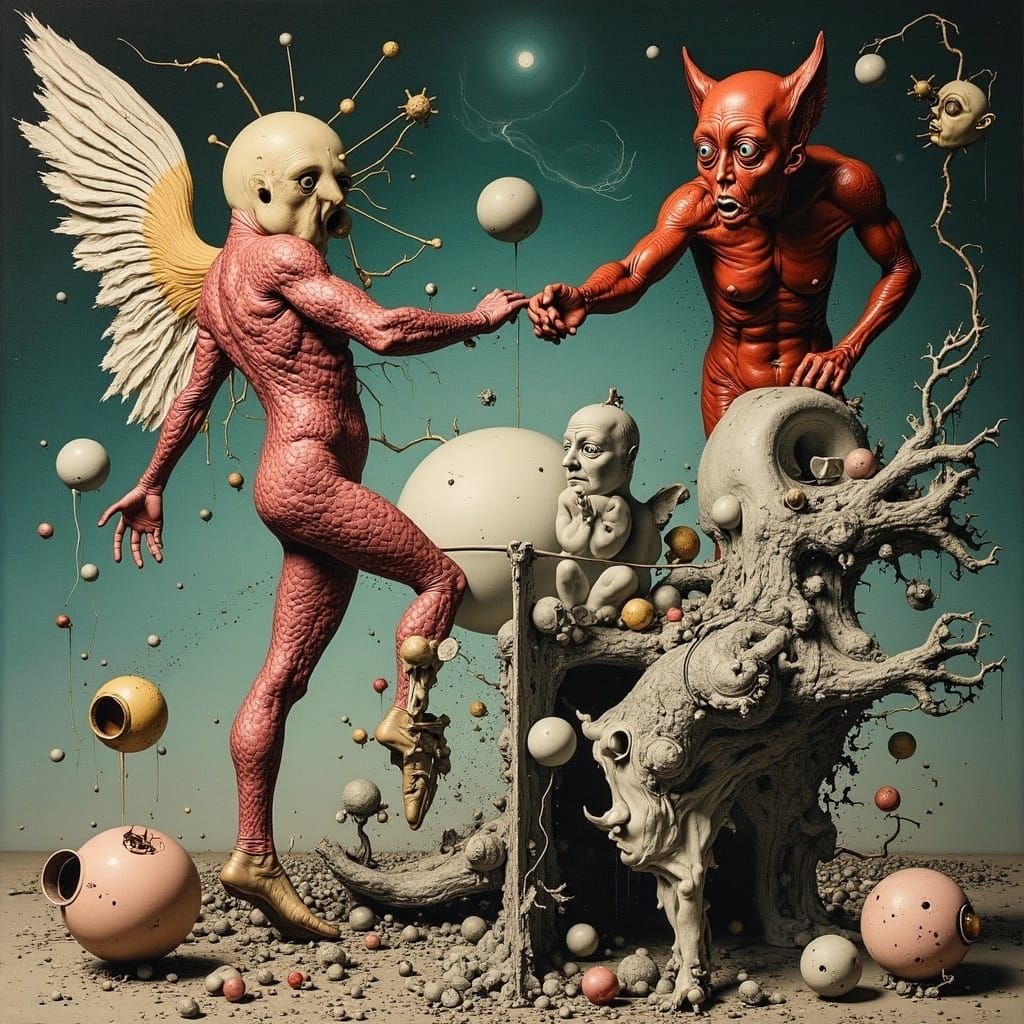 Dadaist Surrealist Art Piece