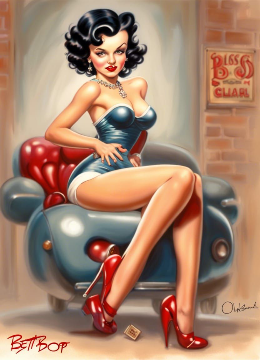 Betty Boop - AI Generated Artwork - NightCafe Creator