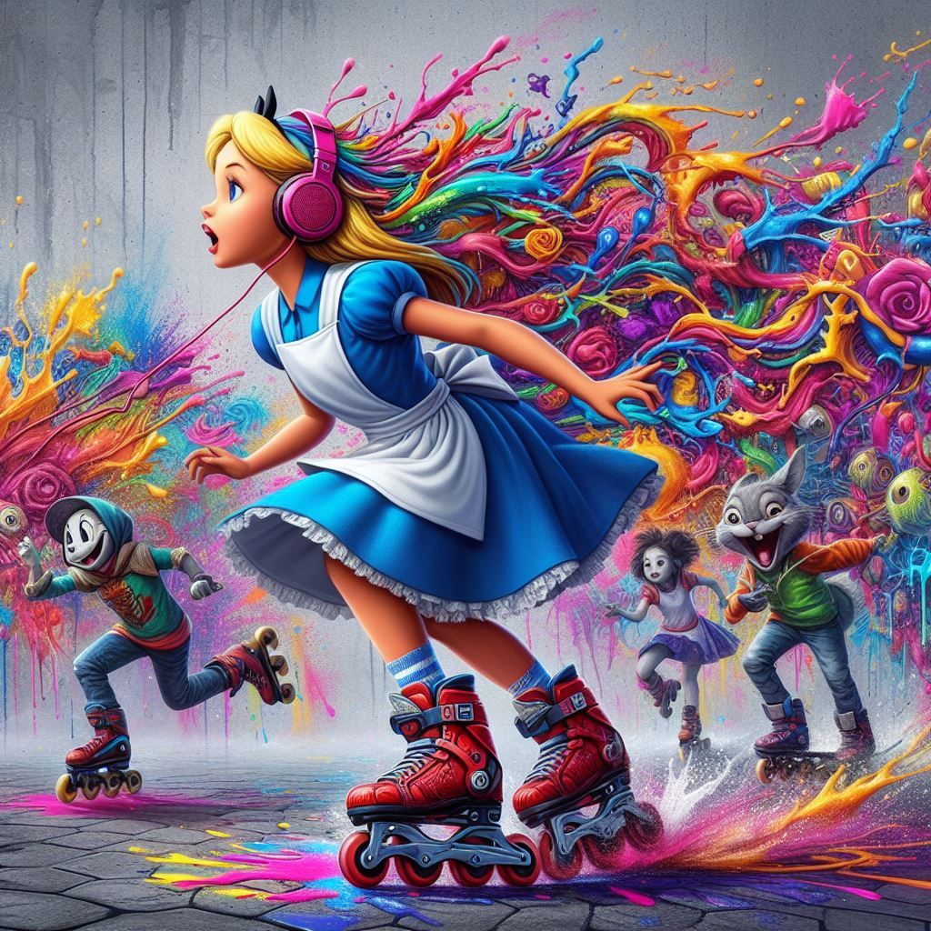 What imagination must be going on in that head