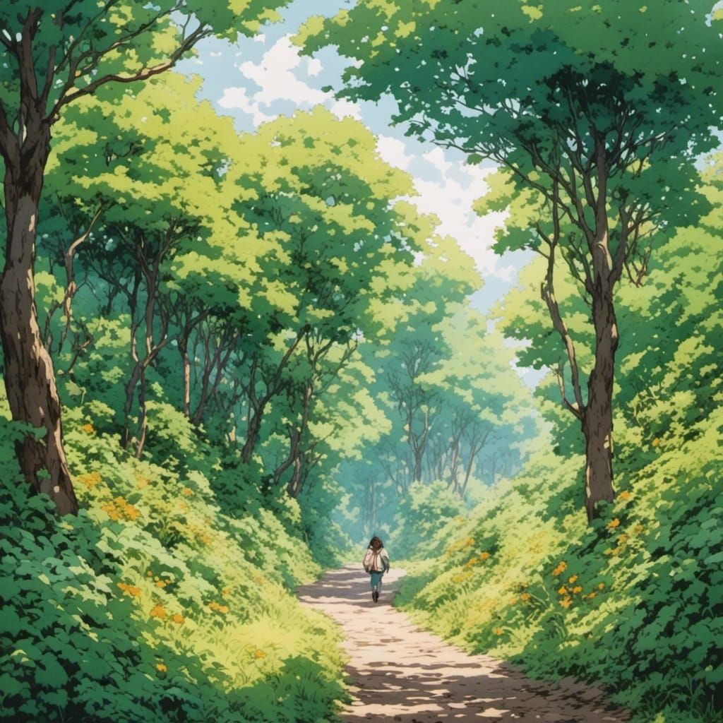 <lora:Anime v21:1.0>  A walk outside 