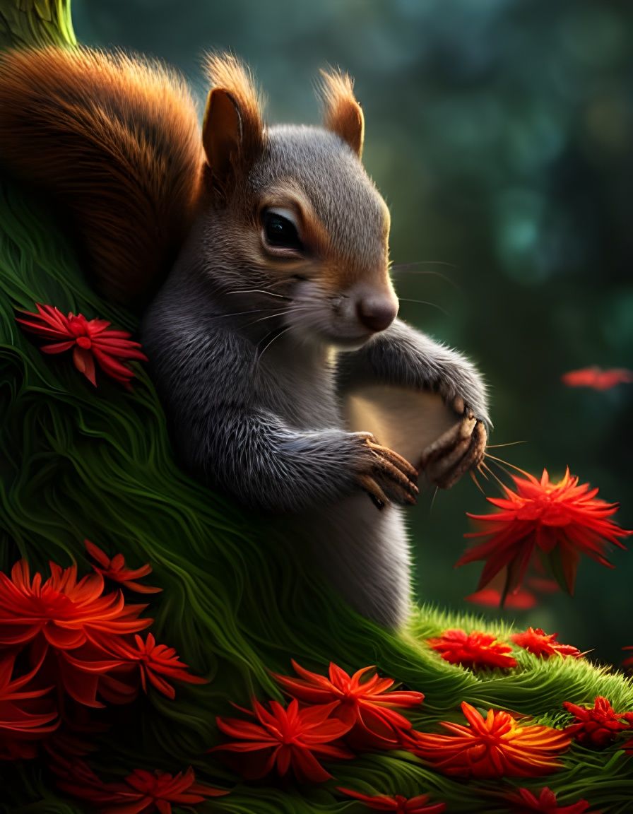 Feelin' Squirrelly   by @IAP
