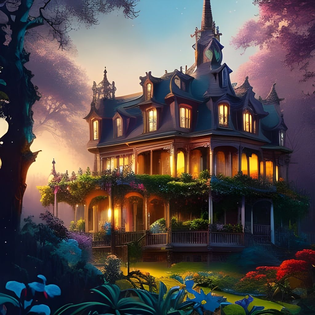 bloxburg mansion - AI Generated Artwork - NightCafe Creator