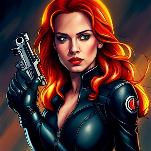 Natasha Romanov 4 - AI Generated Artwork - NightCafe Creator