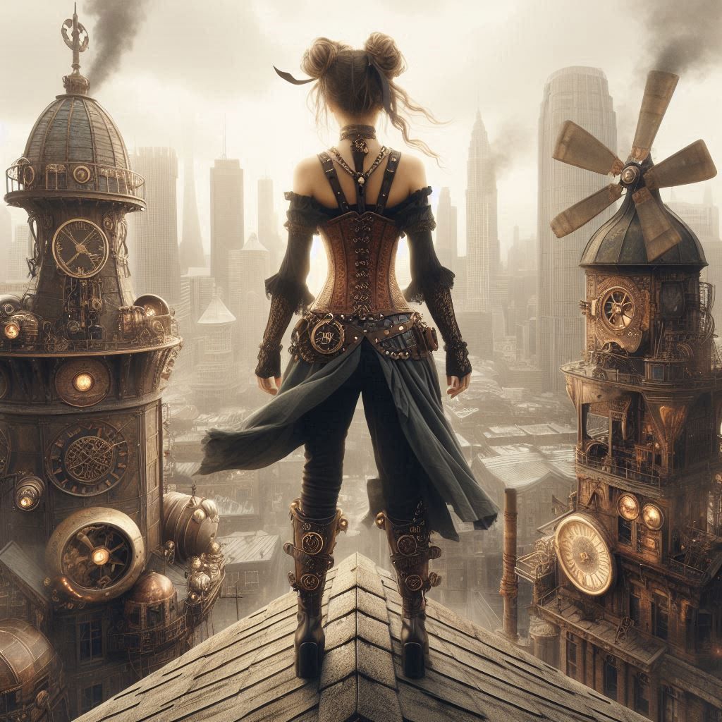 Steampunk city