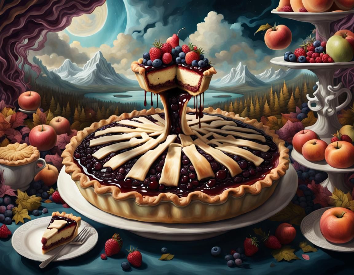 Fantasy Fruit Pie 🥧   by @Charlotte