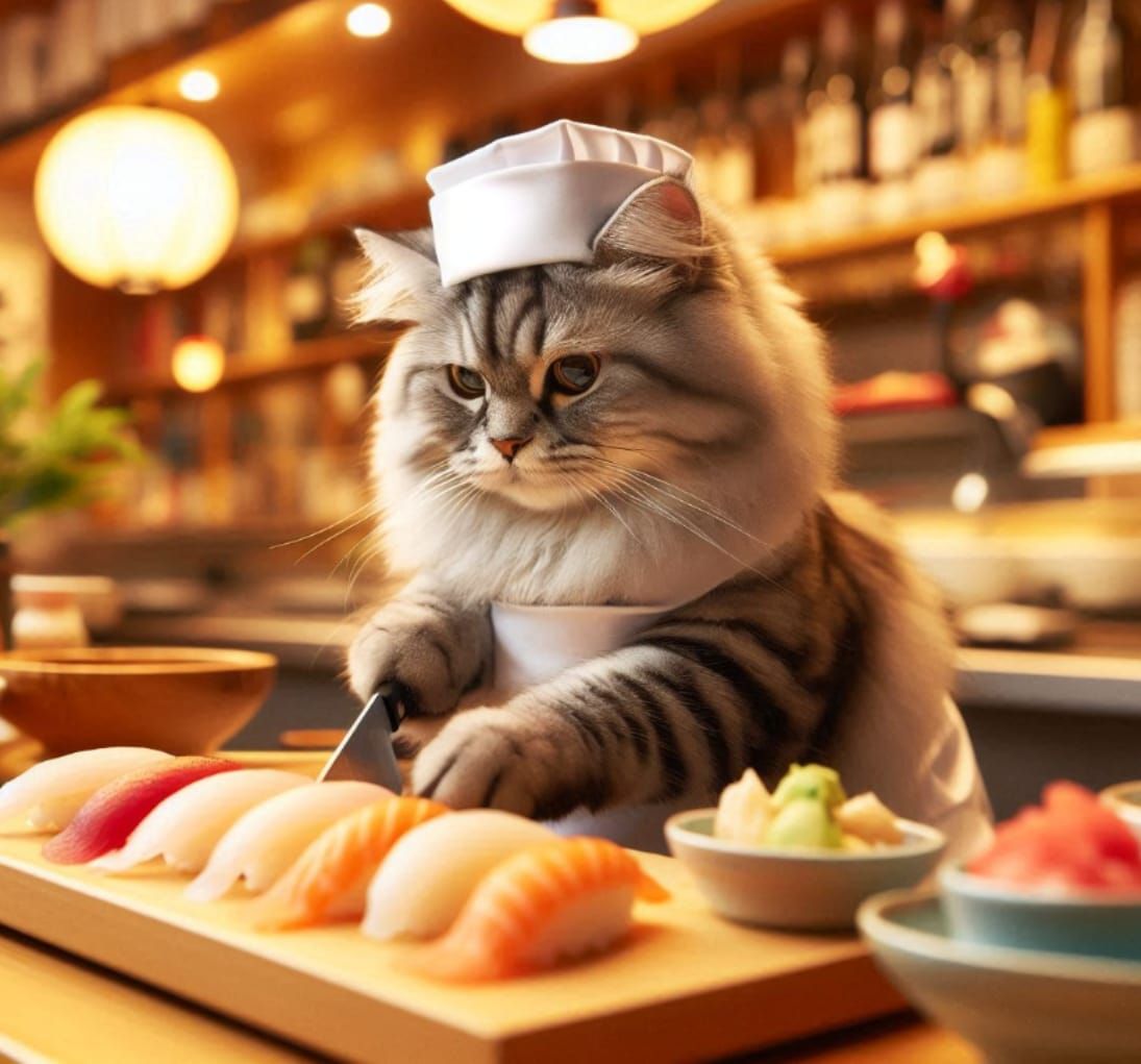 Sushi Cat Chef