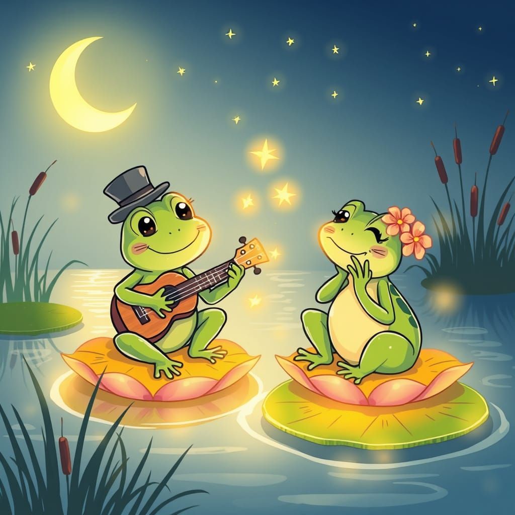 Amphibian Amoré  by @Joe