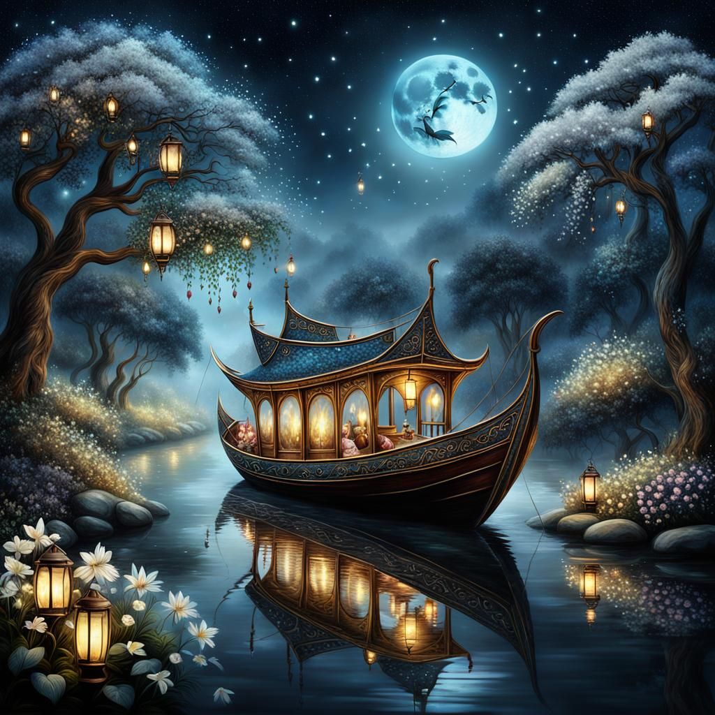 A quiet evening on the river  by @Pavel