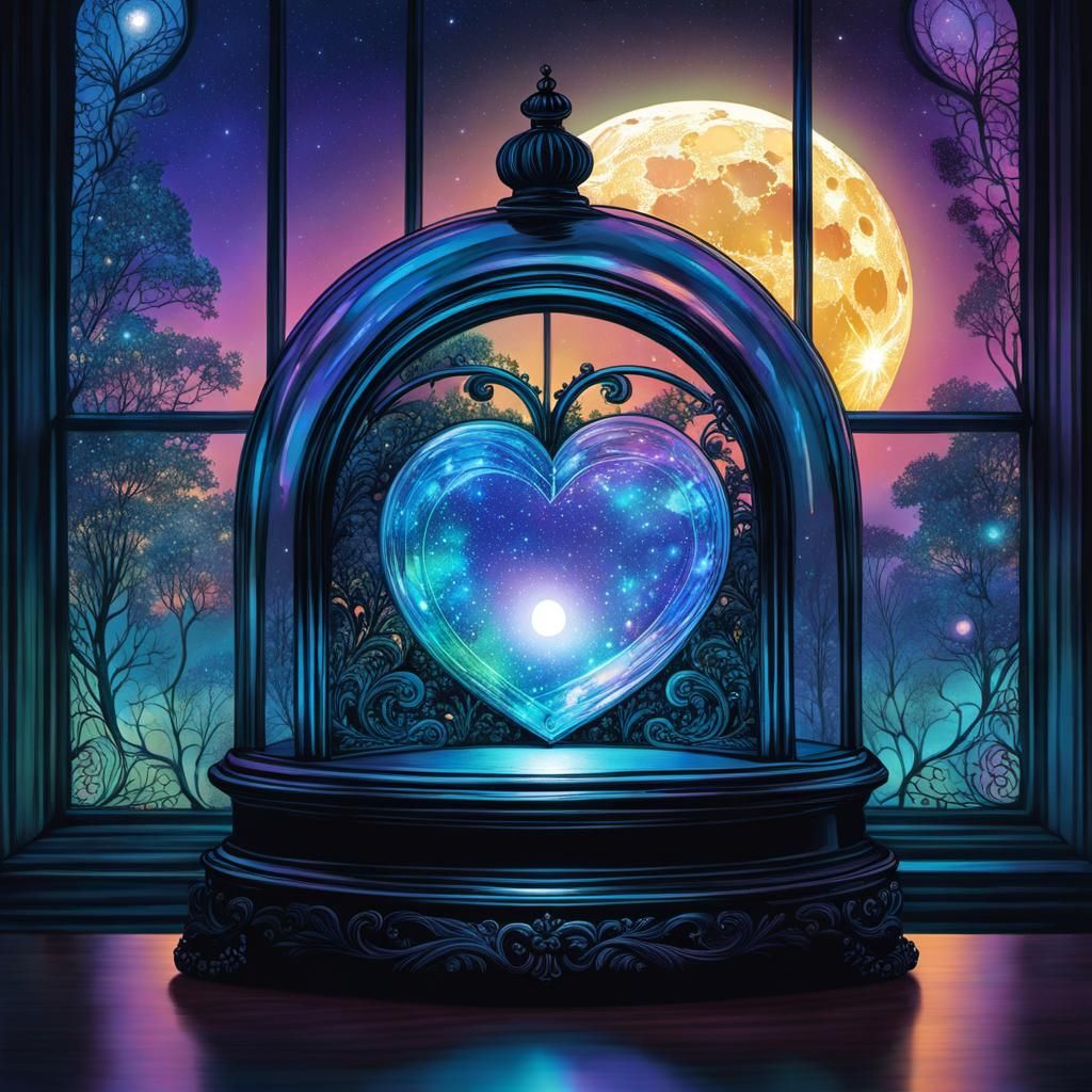 Heart in the terrarium