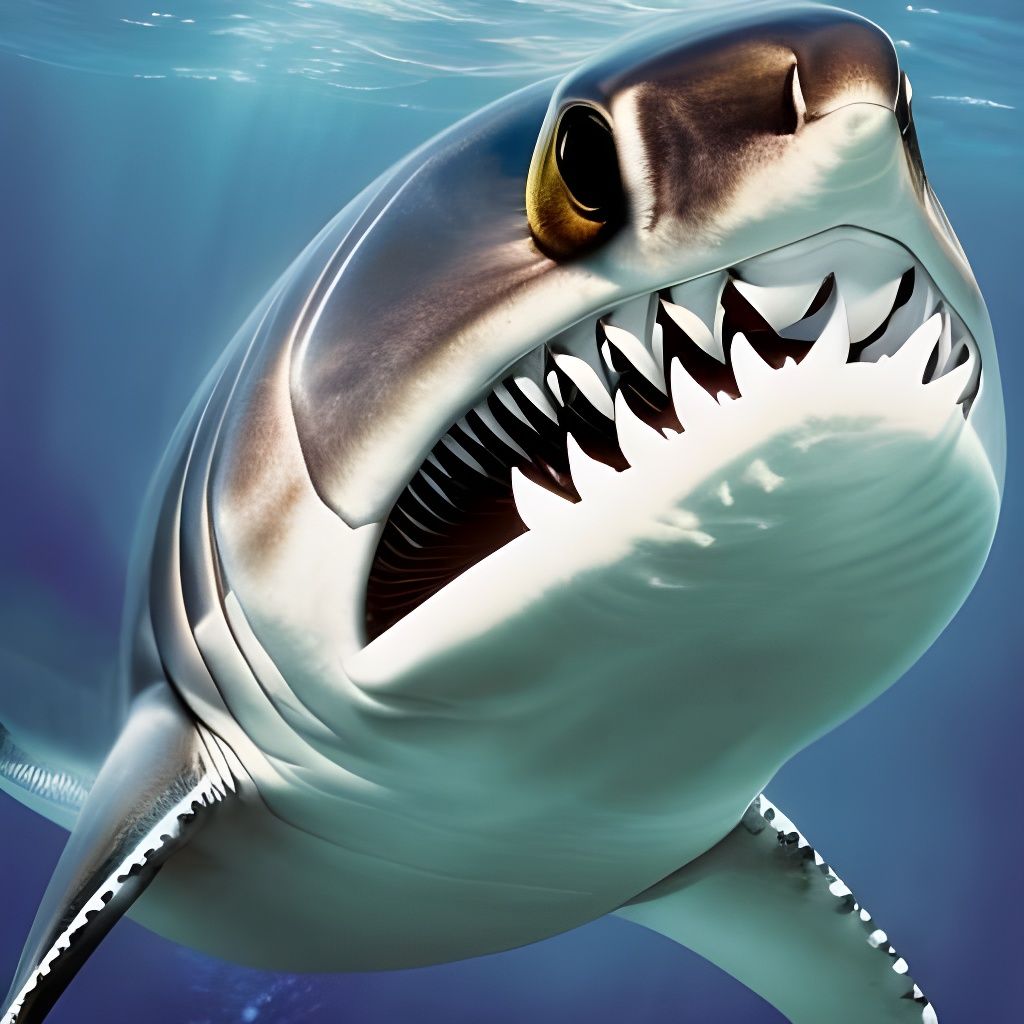 Sharks hug with their mouth 👄