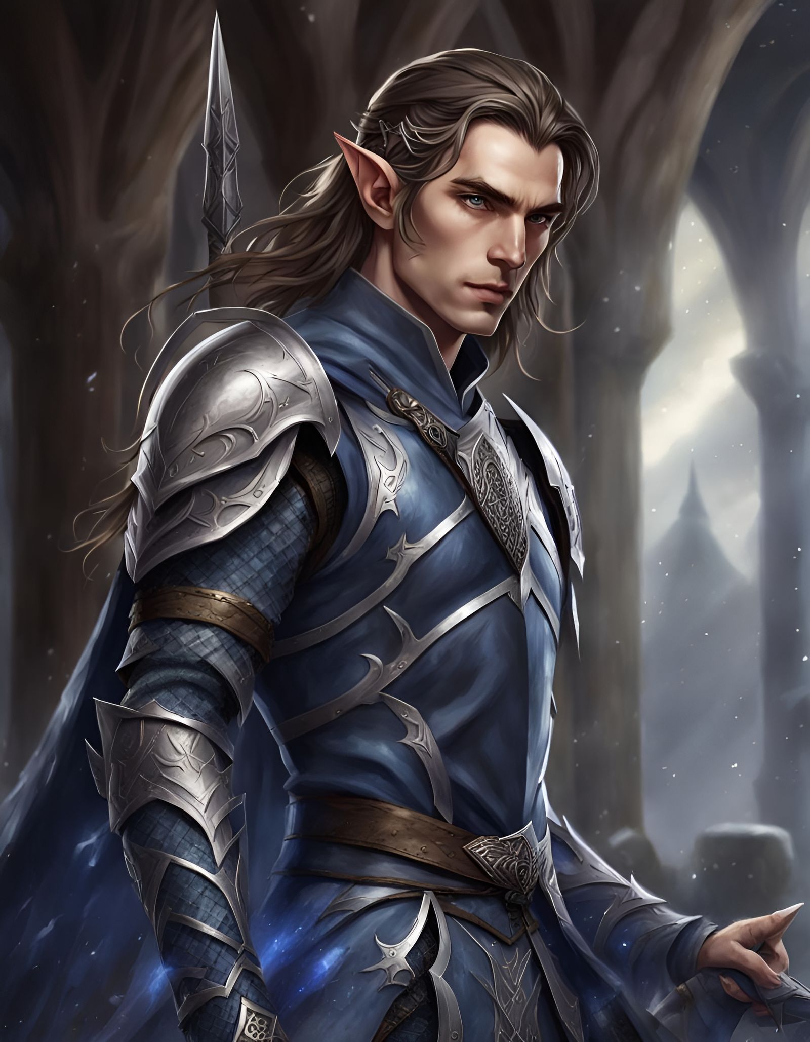 Half-Elven Prince - AI Generated Artwork - NightCafe Creator