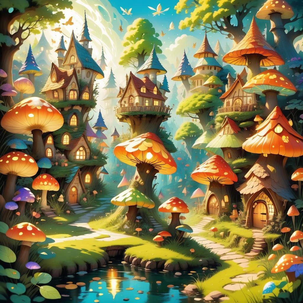 mythical faerie village