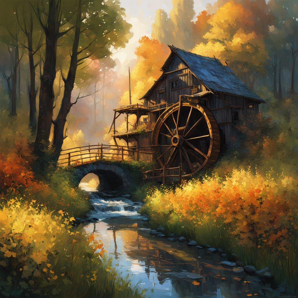 Waterwheel  by @Topher