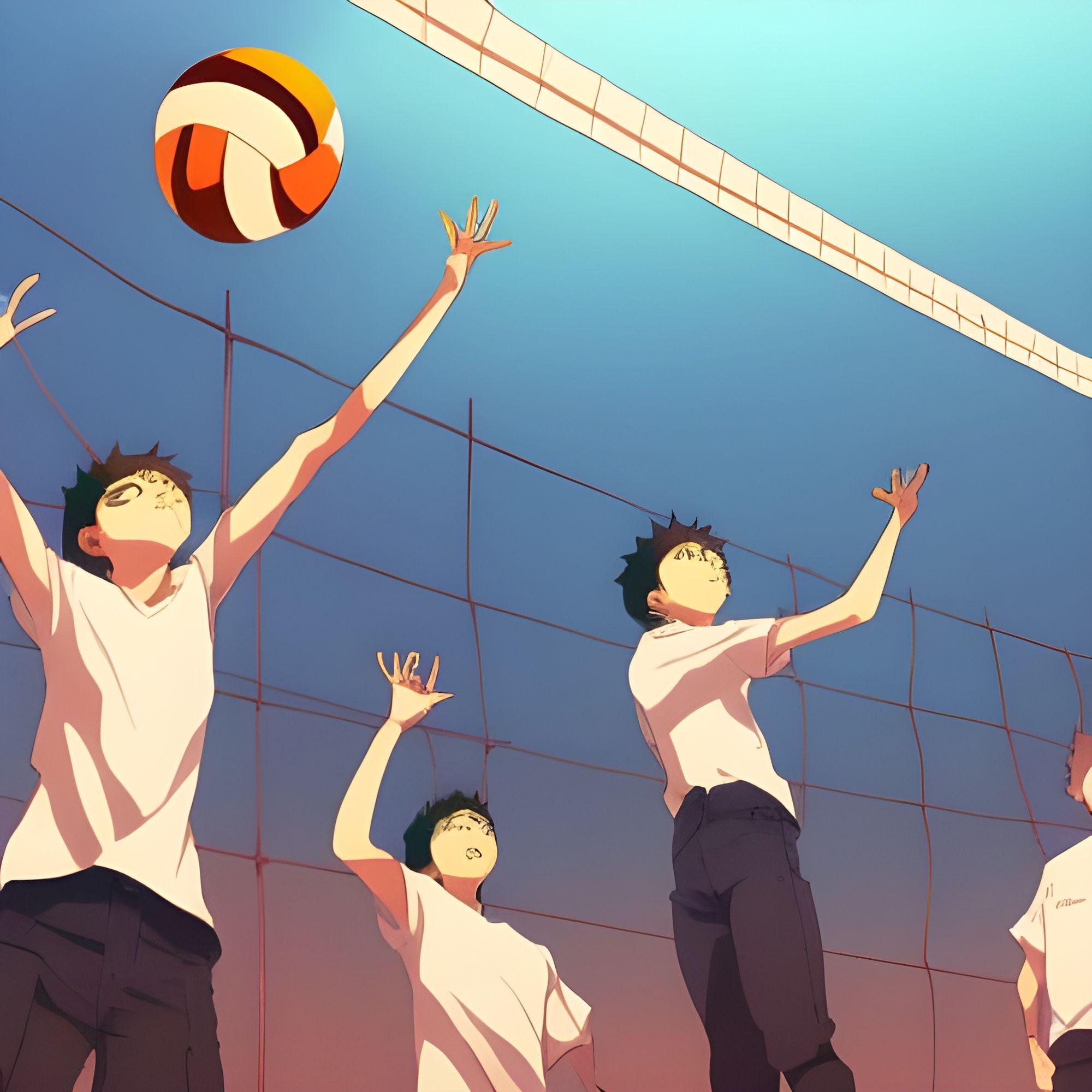 volleyball practice : r/nightcafe