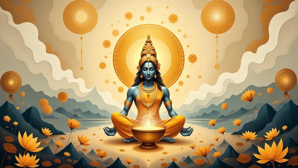 The Healer's Blessing 🌟 Dhanvantari